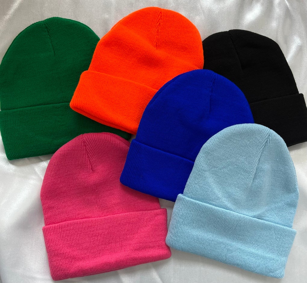 Roze beanie