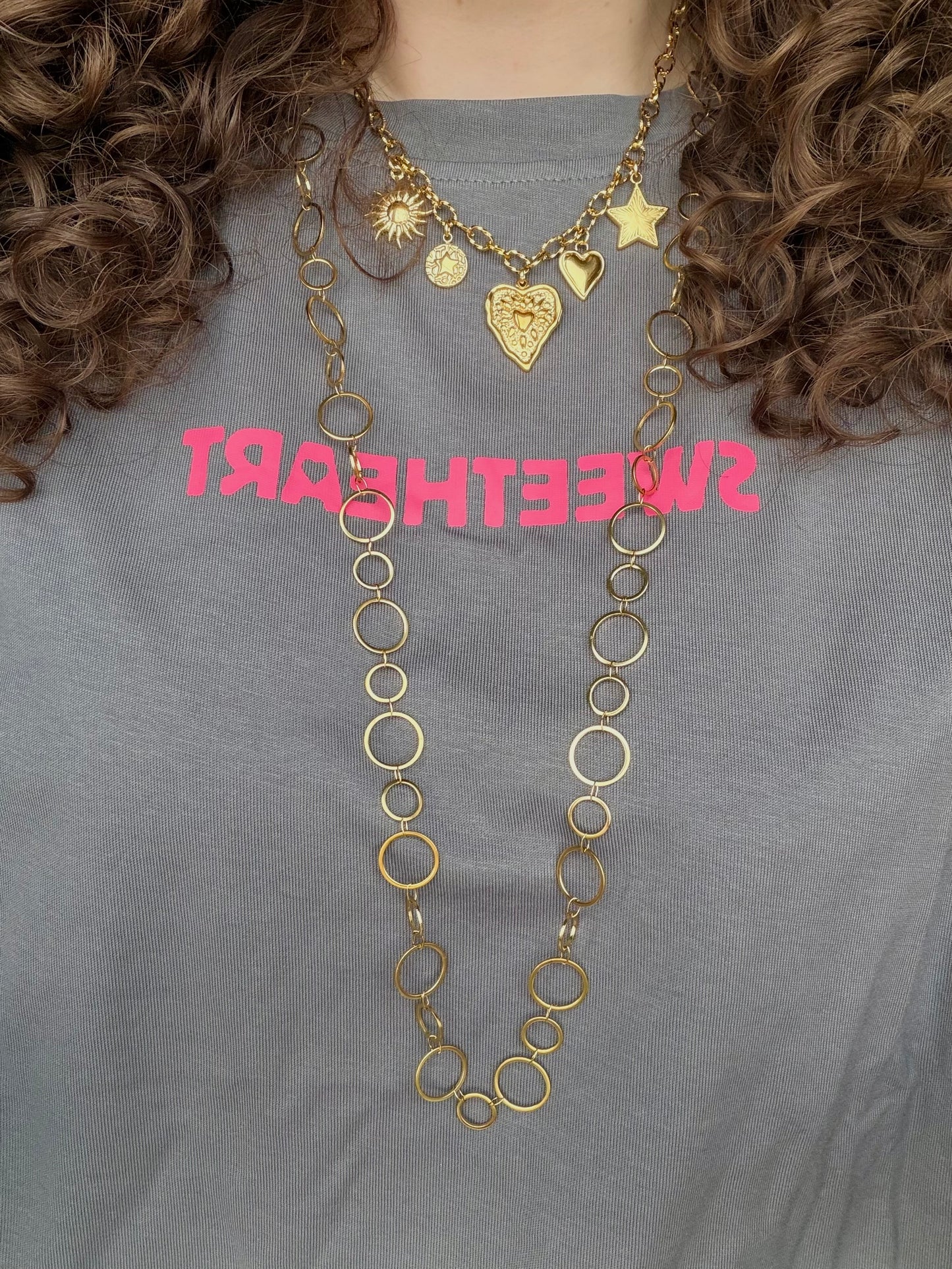 'CLASSY CHARMS' ketting - goud