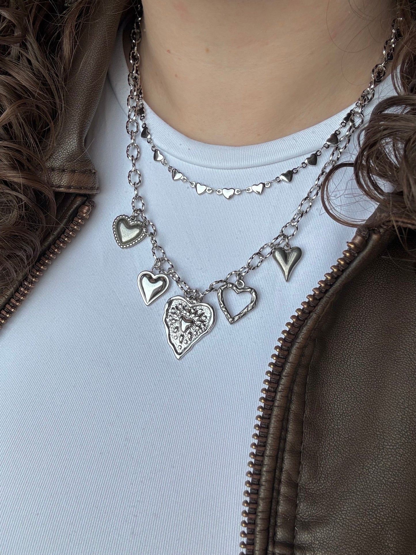 ‘KAILEY’ ketting - zilver
