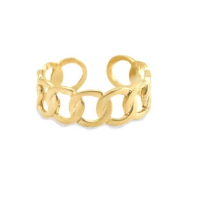 Moon ring - goud / zilver