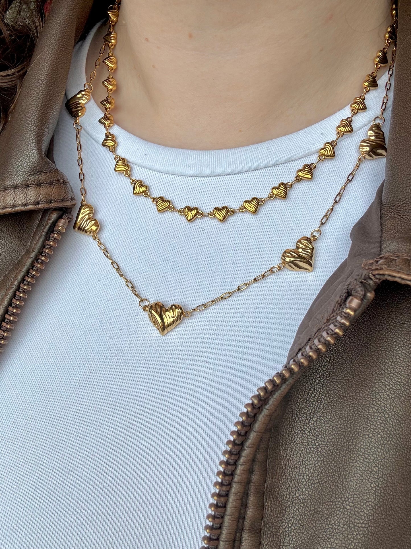 ‘CRUSH’ ketting - goud