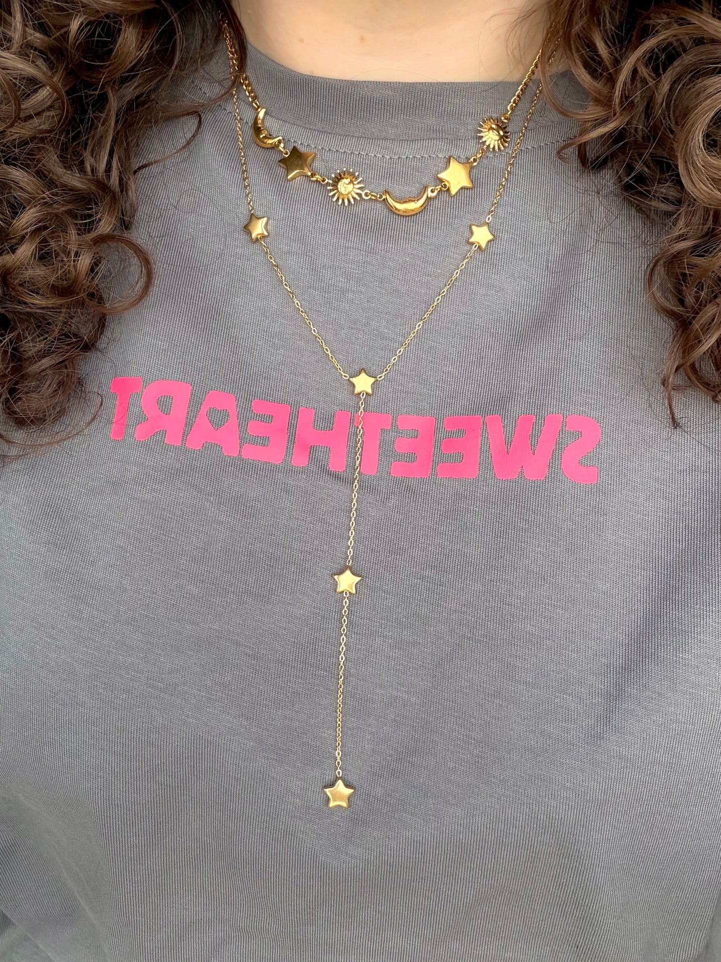 ‘SHOOTING STAR’ ketting - goud