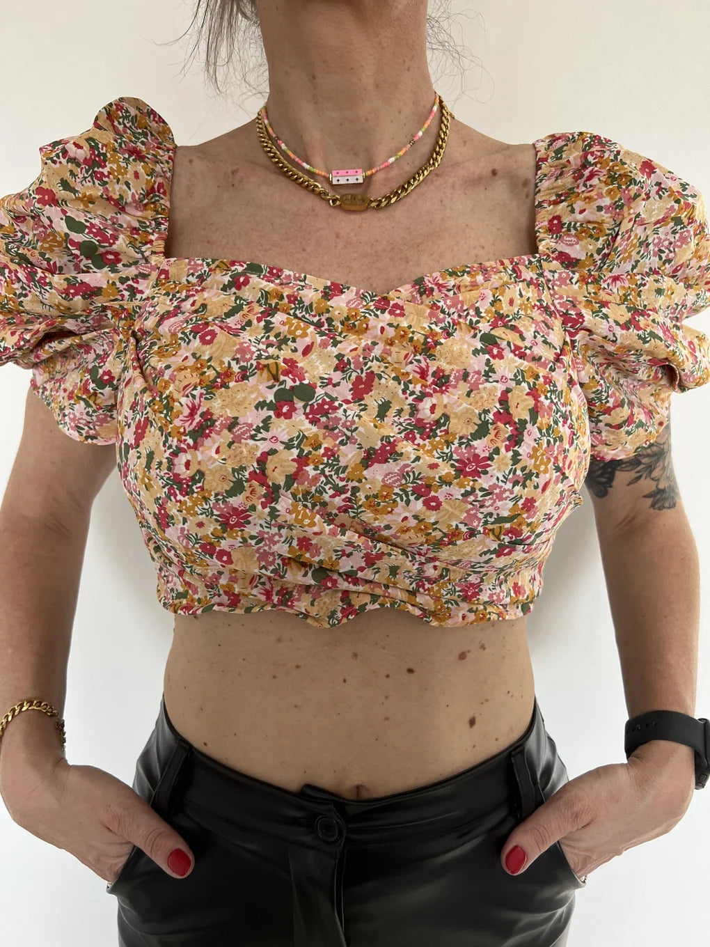 Maaike top - oranje