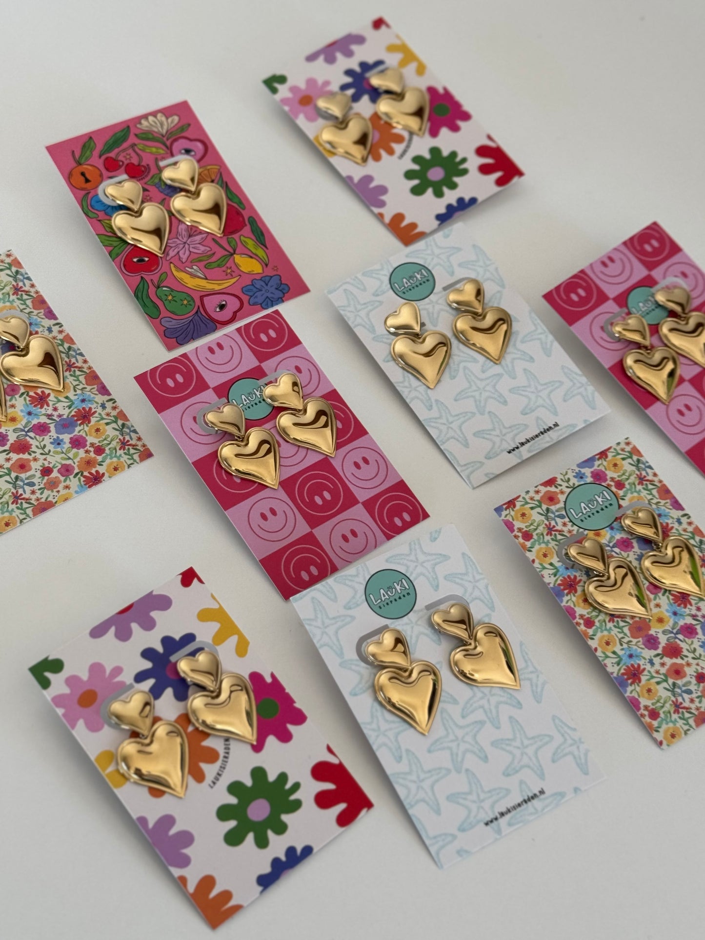 ‘LANA’ oorbellen - goud/zilver