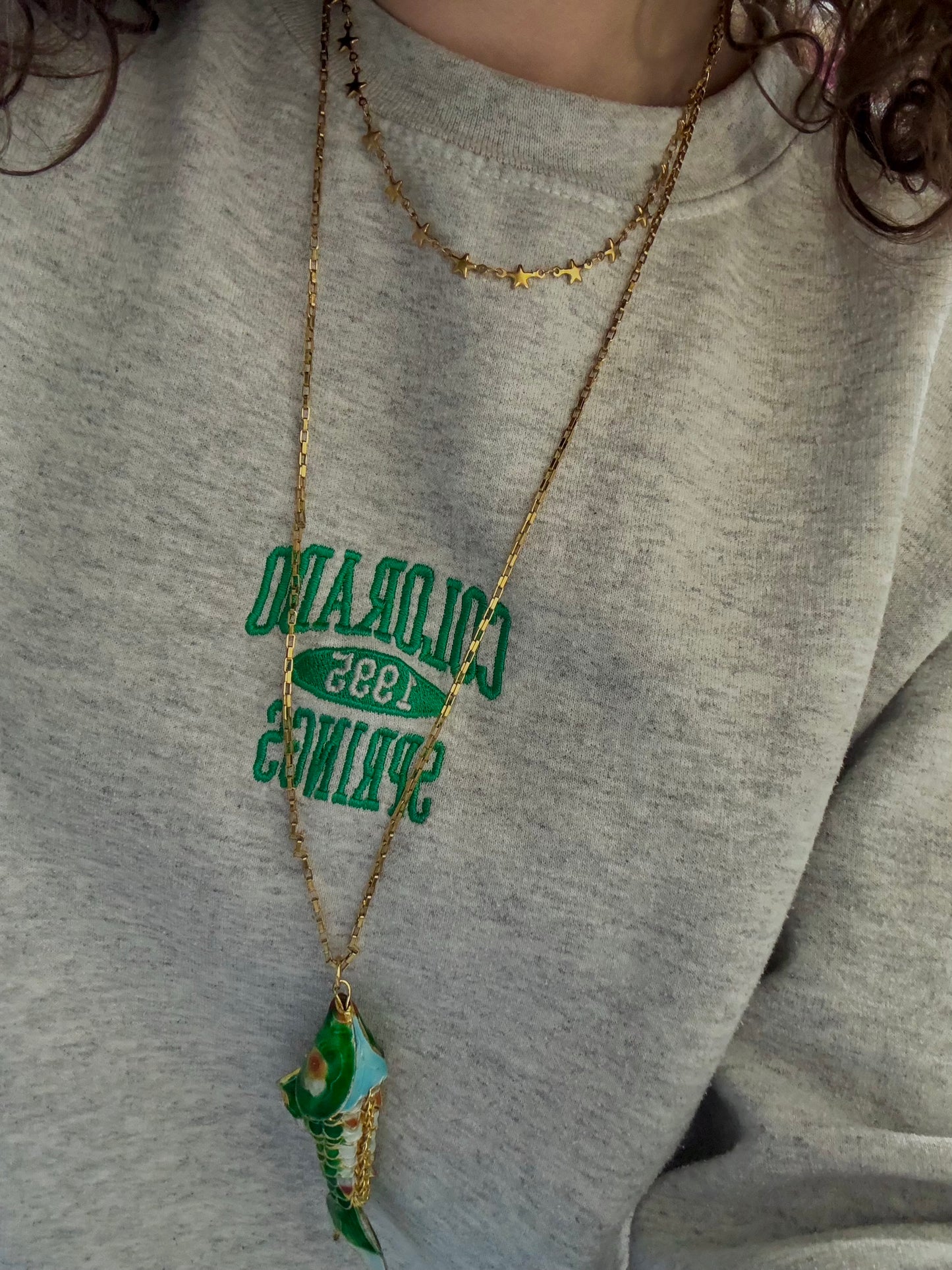 ‘BIG FISH’ ketting - goud