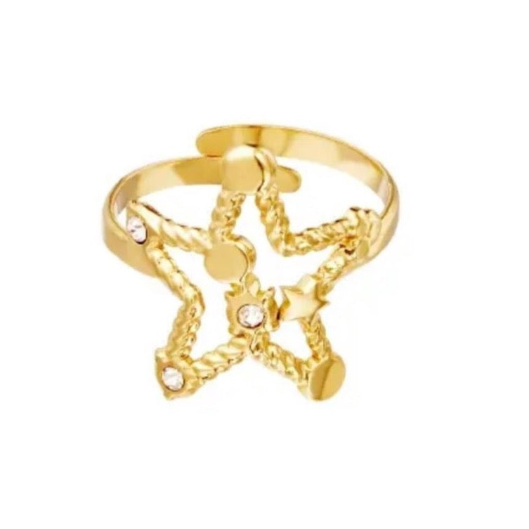 Lot ring - goud / zilver