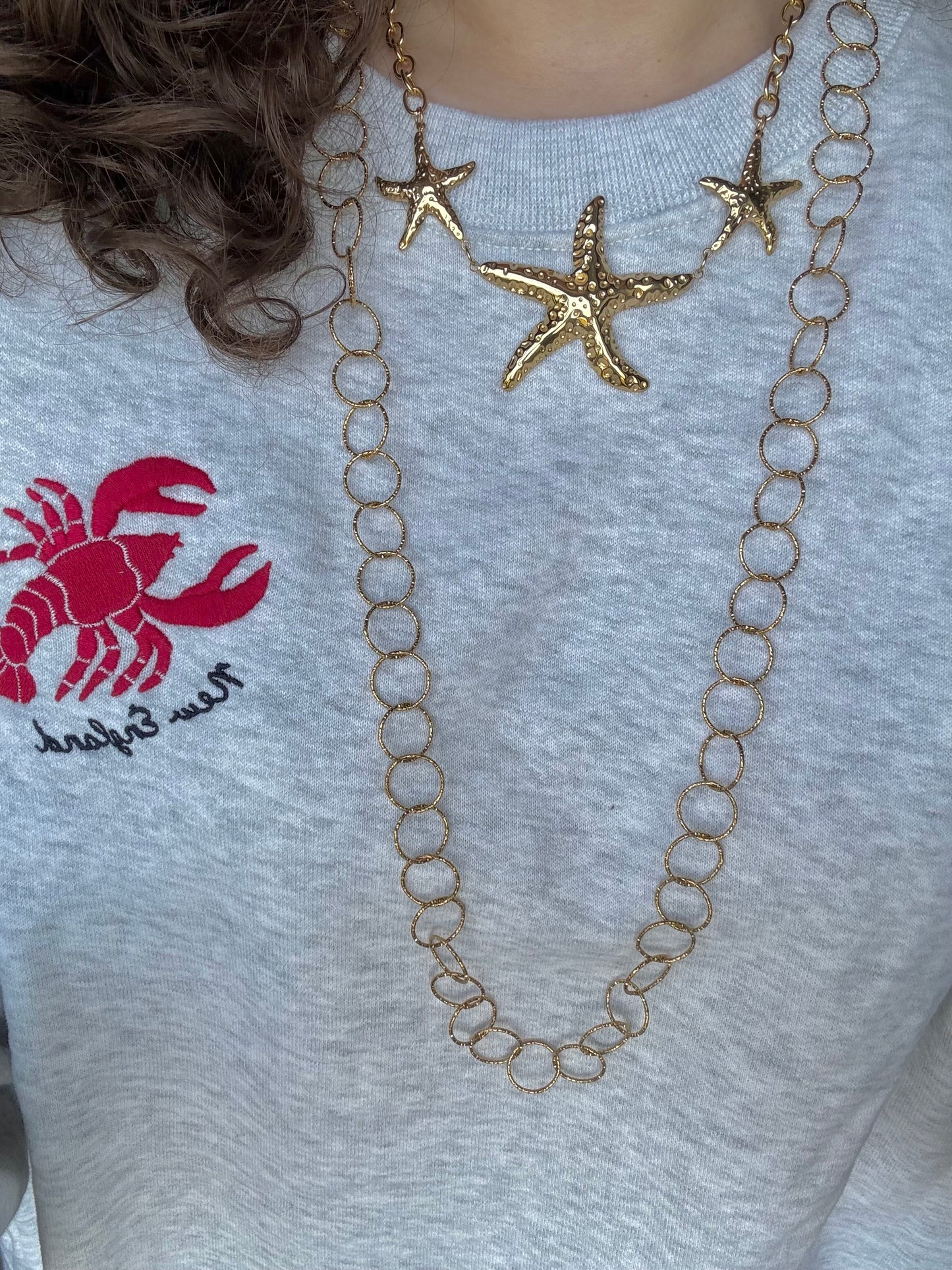 ‘SEA’ ketting - goud