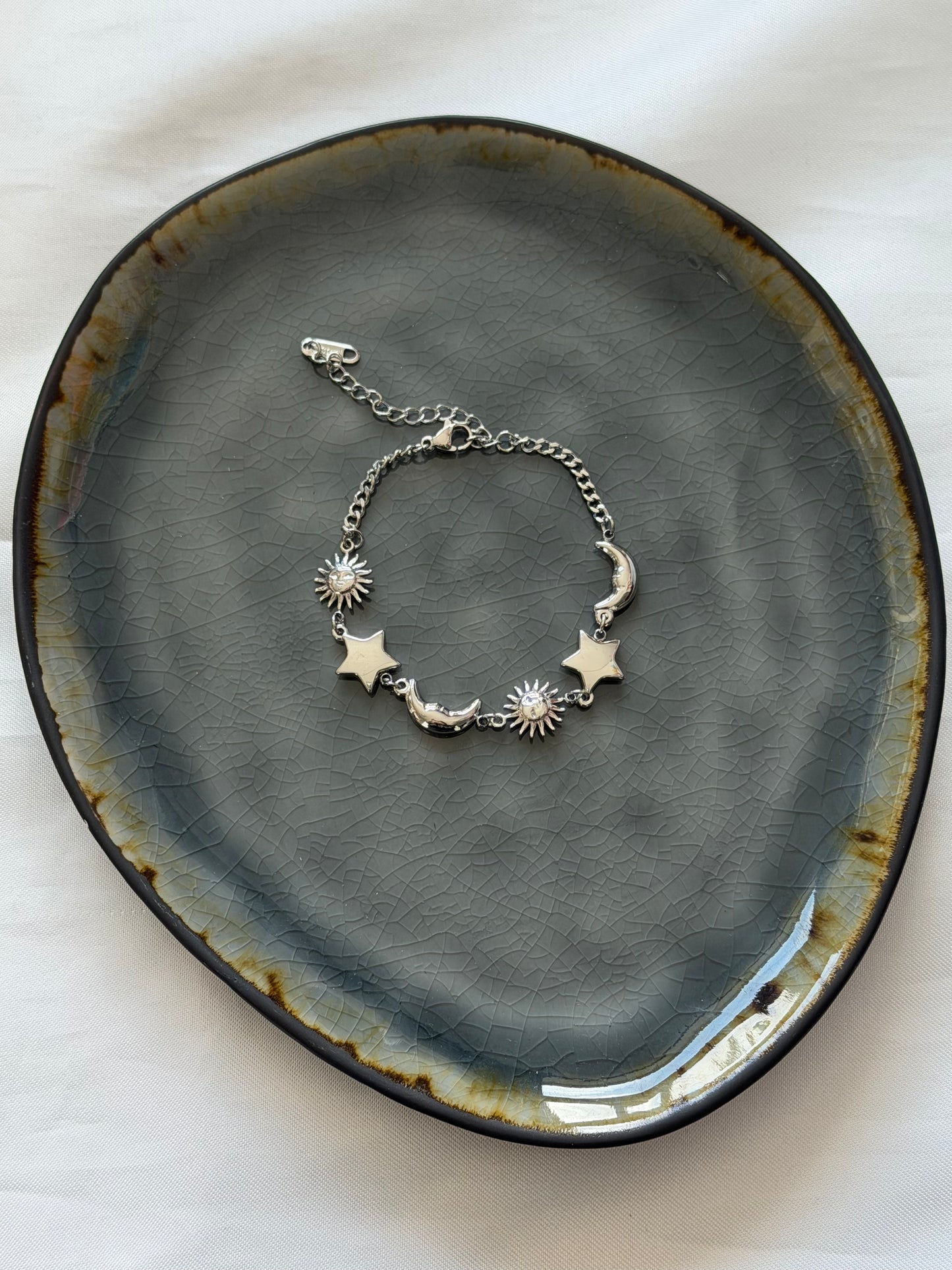 ‘MOONLIGHT’ armband - goud/zilver