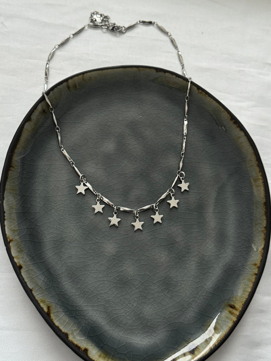 ‘LITTLE STARS’ ketting - zilver