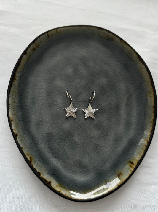 ‘SPARKLE’ oorbellen - zilver