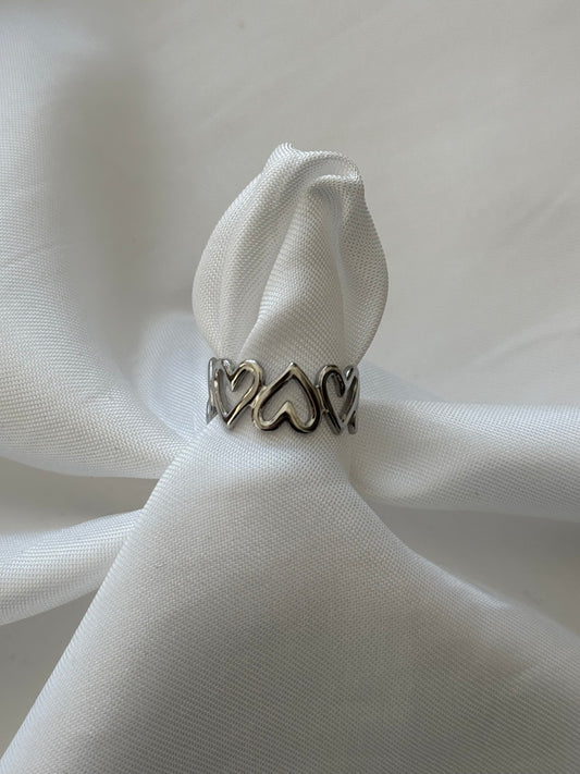 ‘LOVER’ ring - zilver