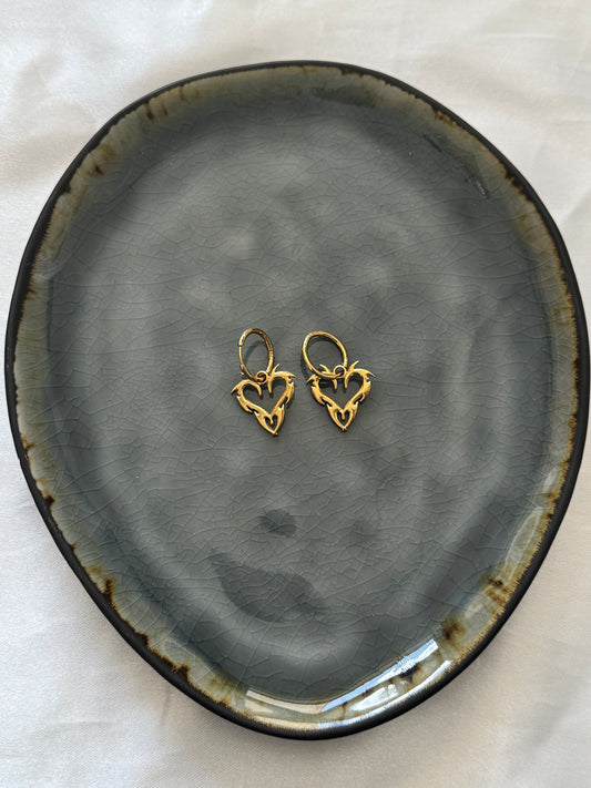 ‘NOA’ oorbellen - goud/zilver