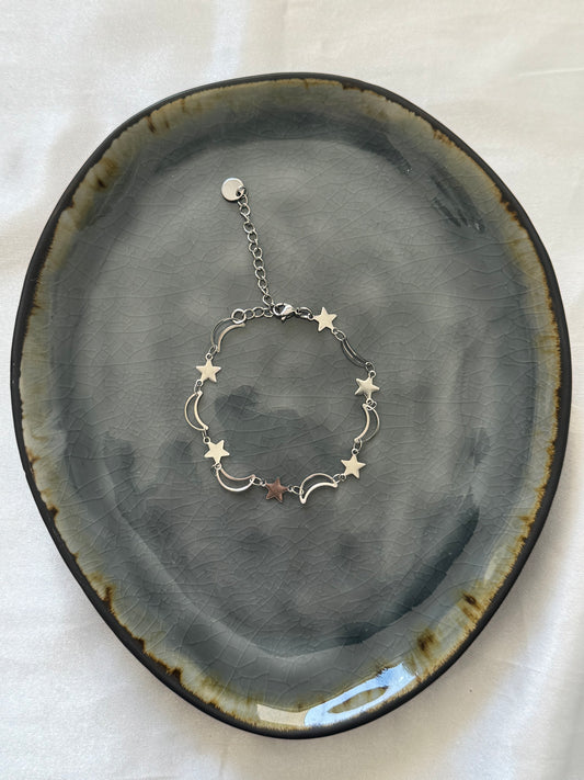 ‘LAYLA’ armband - zilver