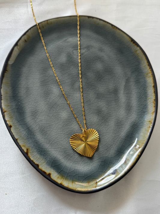 ‘PRINCES’ ketting - goud/zilver