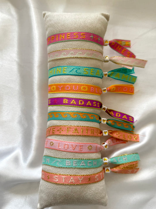 ‘SUMMER’ lint armbandjes
