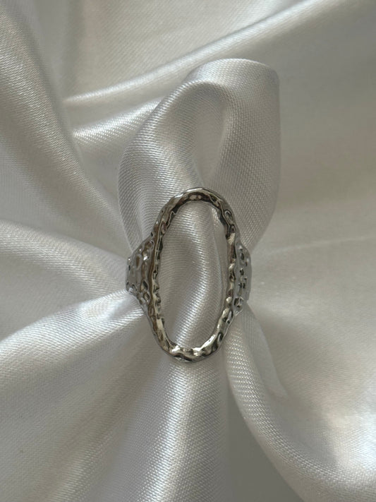 ‘TIRZA’ ring - goud/zilver