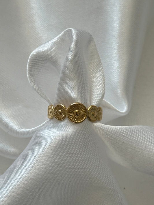 ‘LIZZY’ ring - goud/zilver