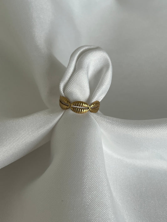 ‘SEA’ ring - goud/zilver