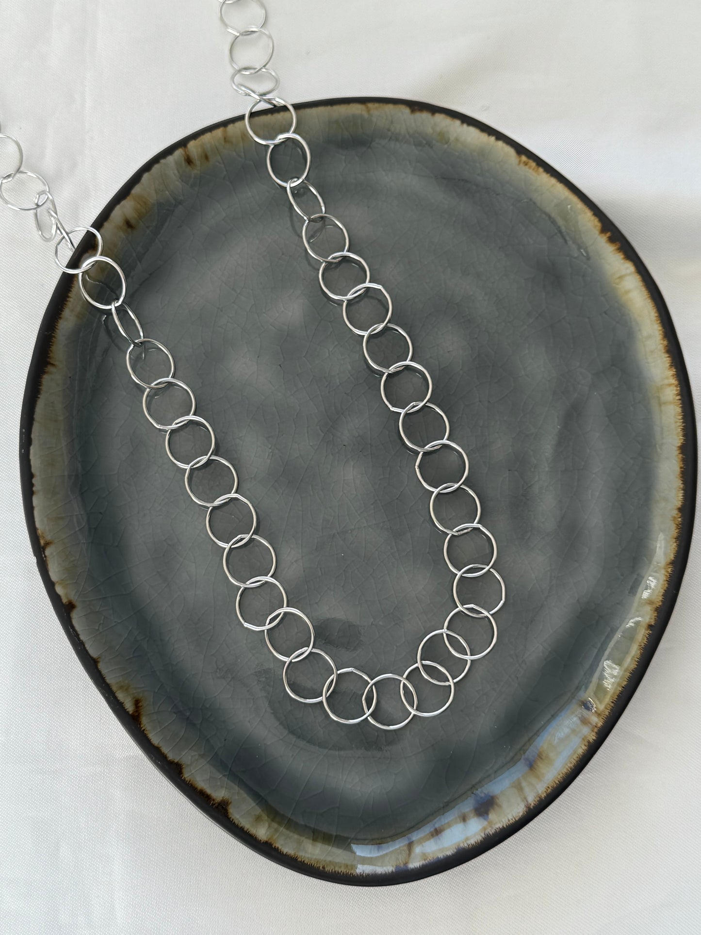 ‘DIVA’ ketting - goud/zilver