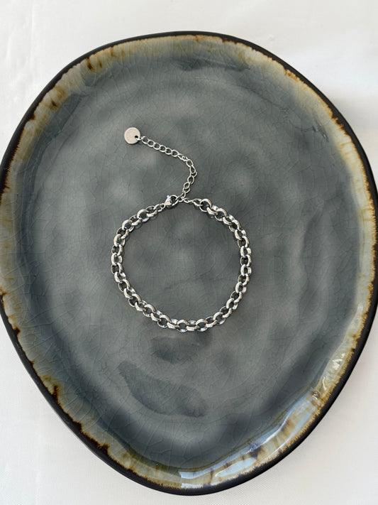 ‘PARIS’ armband - goud/zilver