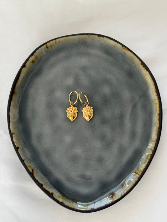 ‘LISA’ oorbellen - goud/zilver