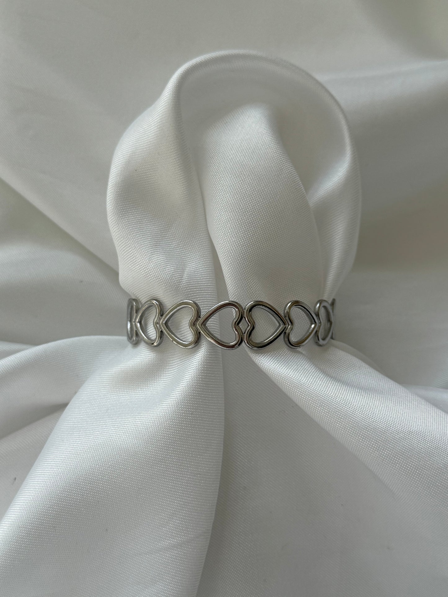 ‘LOVELY’ bangle armband - goud/zilver