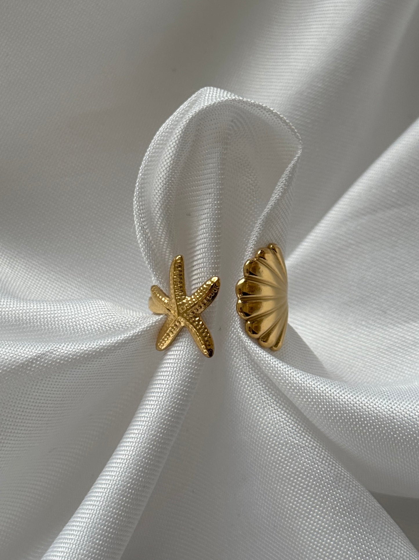 ‘SUMMER’ ring - goud/zilver