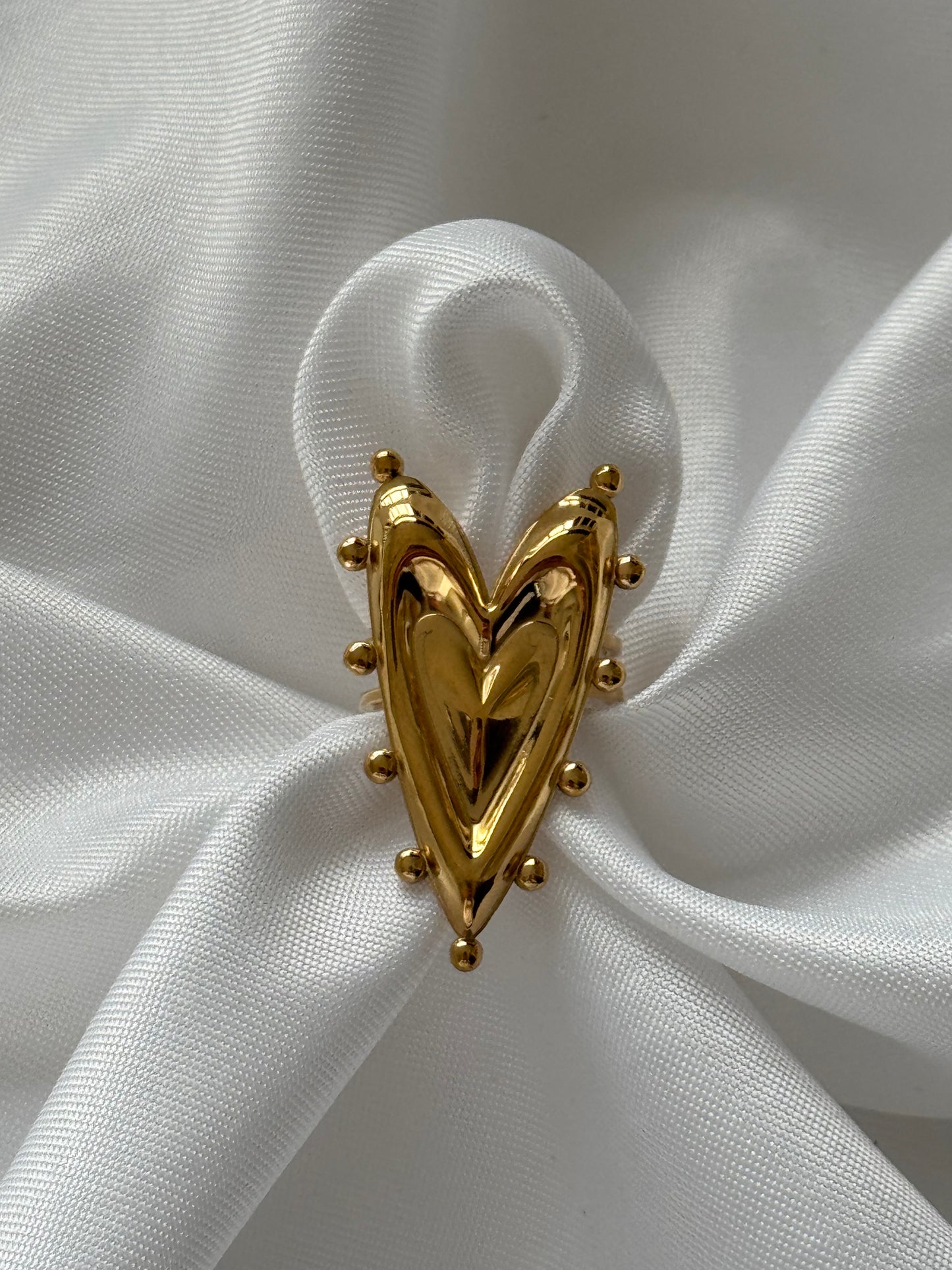 ‘LOLA’ ring - goud/zilver