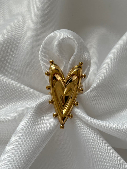 ‘LOLA’ ring - goud/zilver