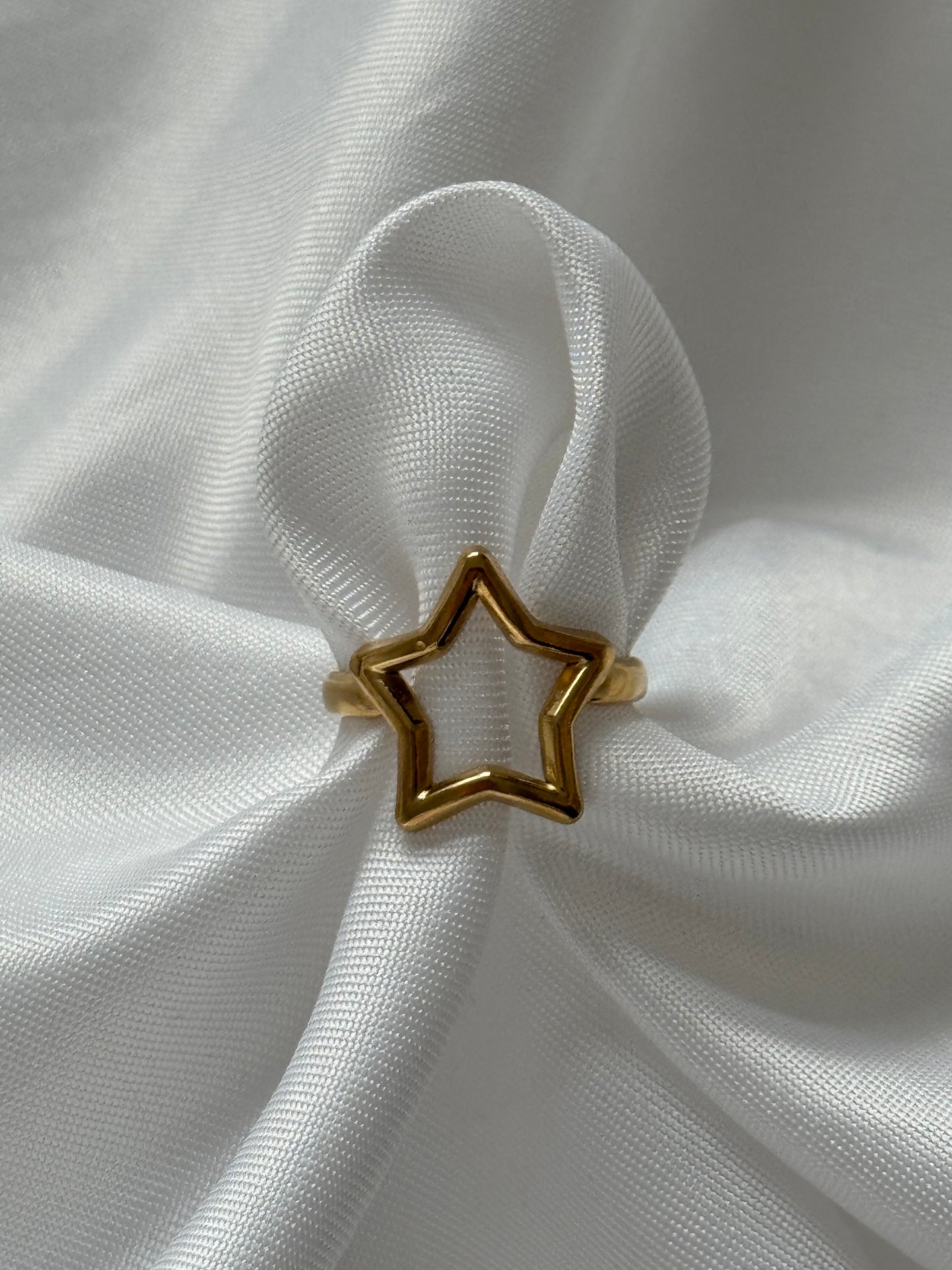 ‘STER’ ring - goud/zilver