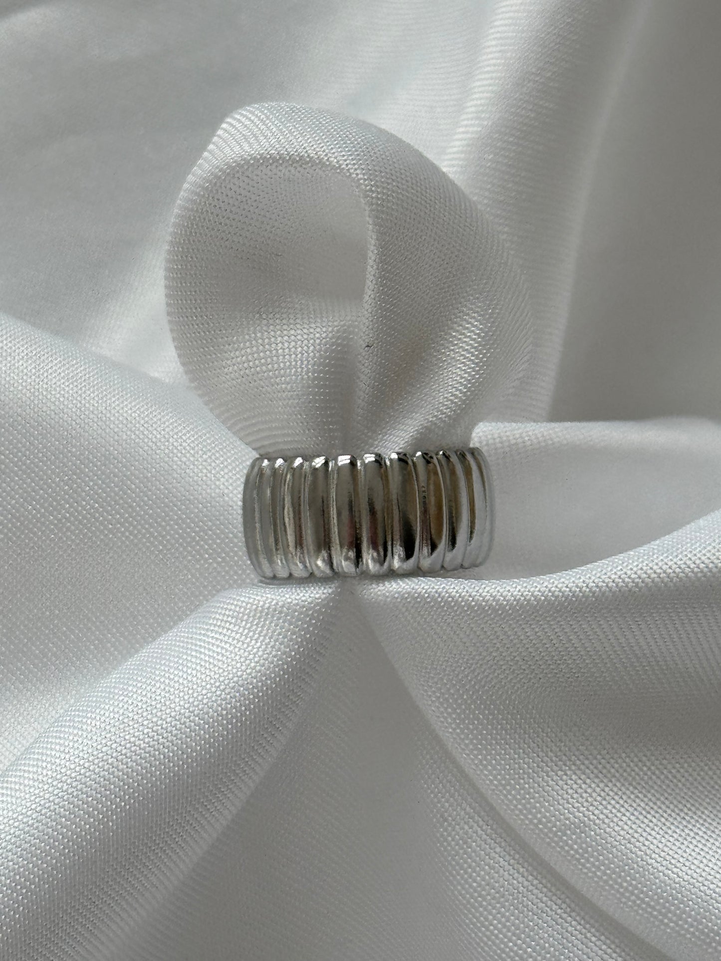 ‘CHUNKY’ ring - goud/zilver