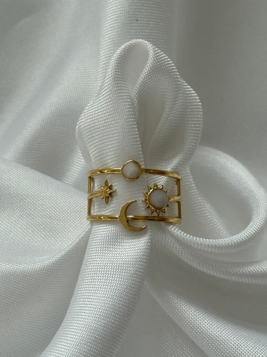 ‘MOONLIGHT’ ring - goud