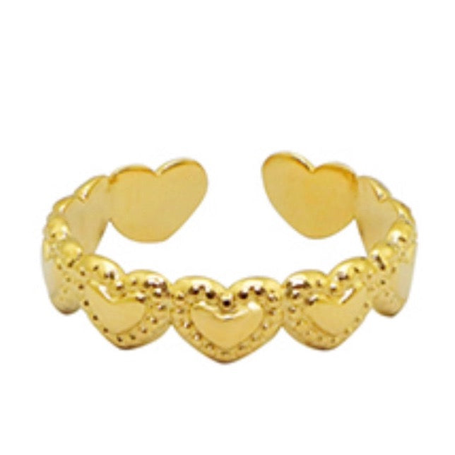 Izzy ring - goud / zilver