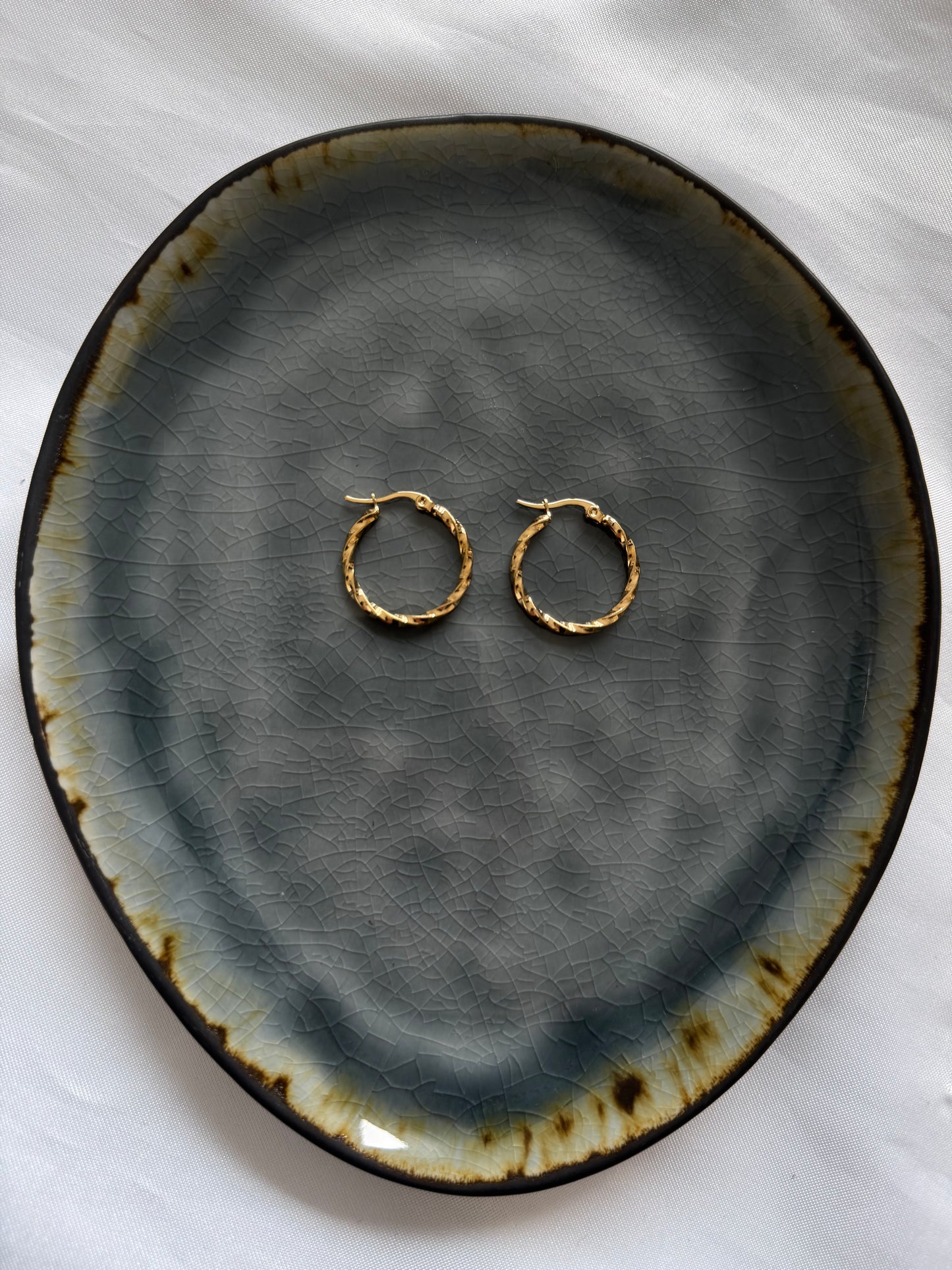 ‘AMBER’ oorbellen - goud