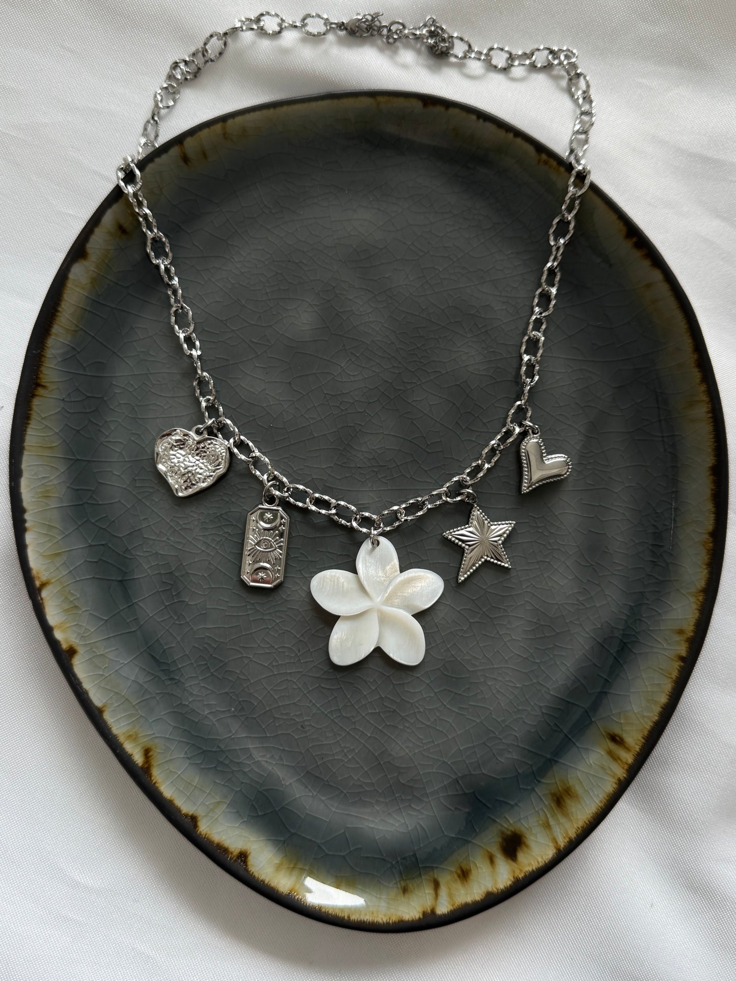 ‘ZOË’ ketting - zilver