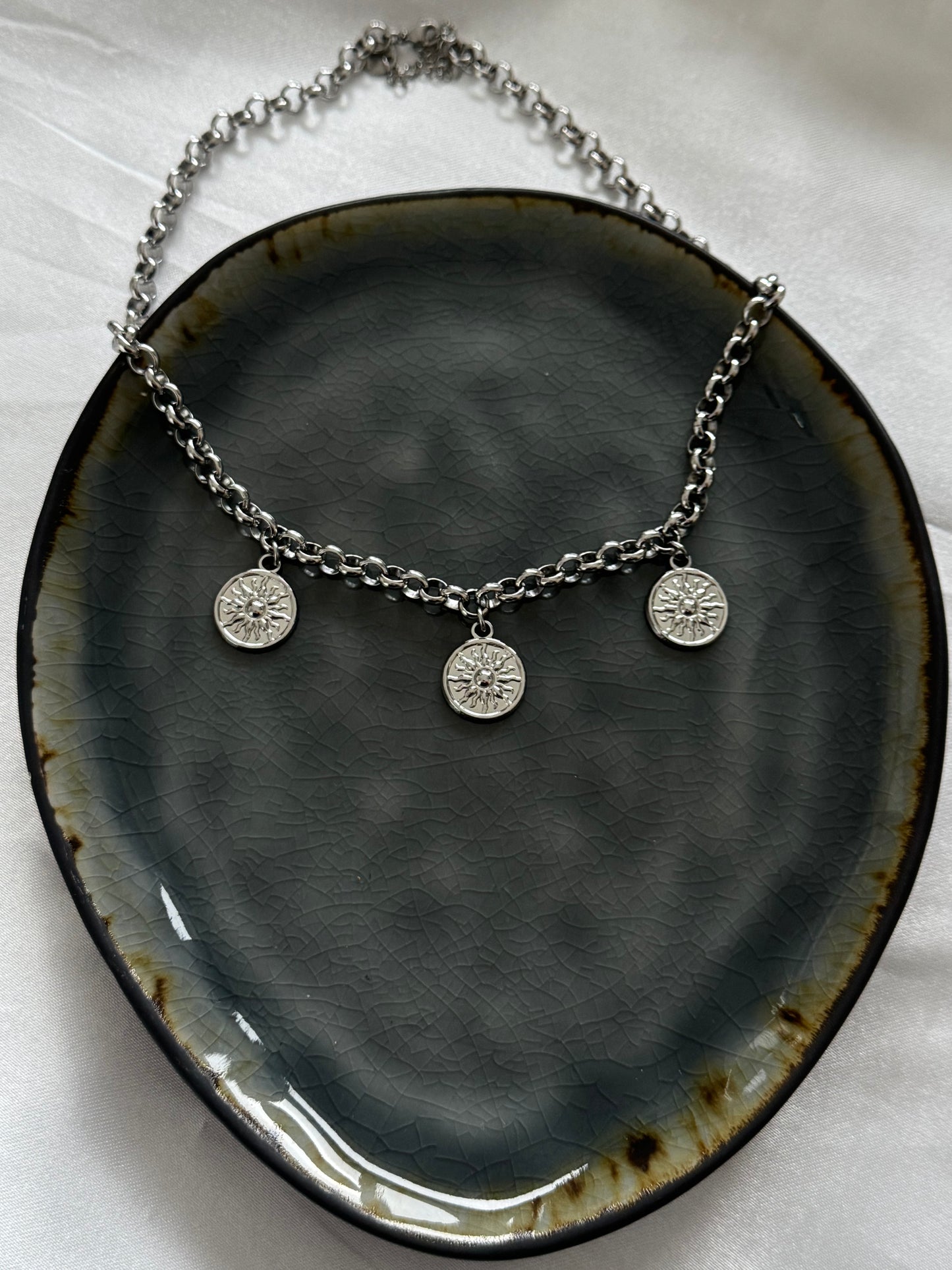 ‘NORA’ ketting - goud/zilver