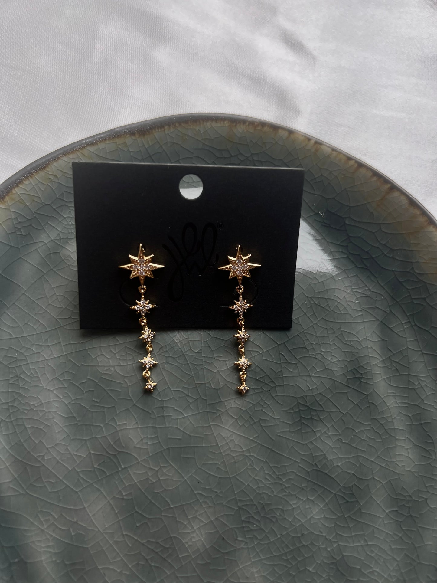 Sparkle oorbellen - goud / zilver