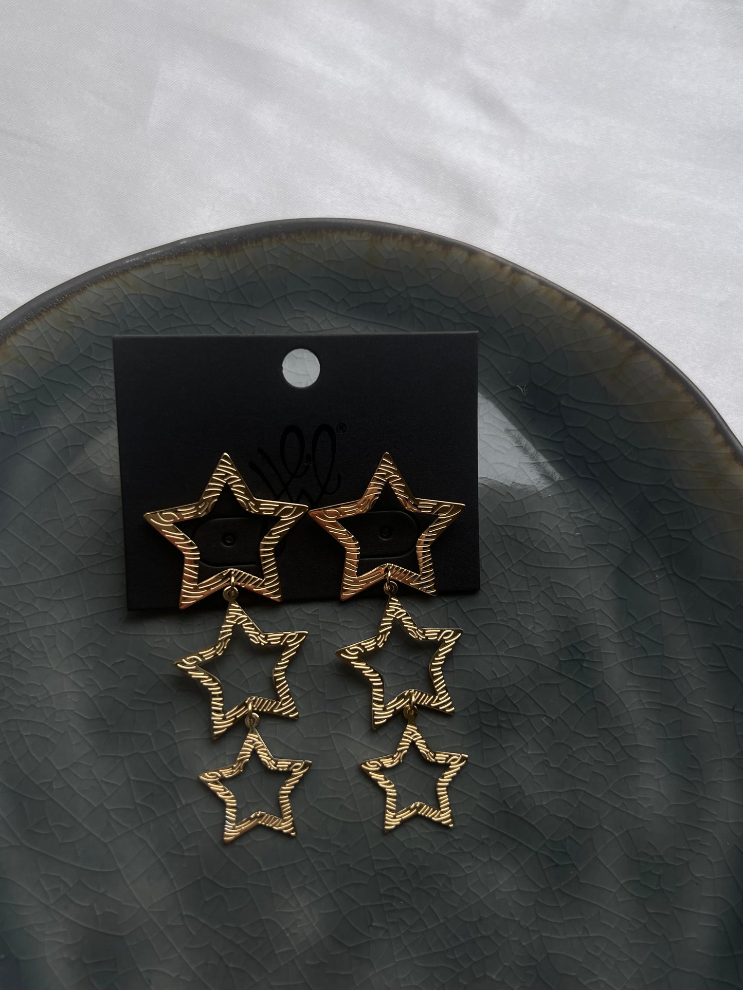 Pien oorbellen - goud / zilver
