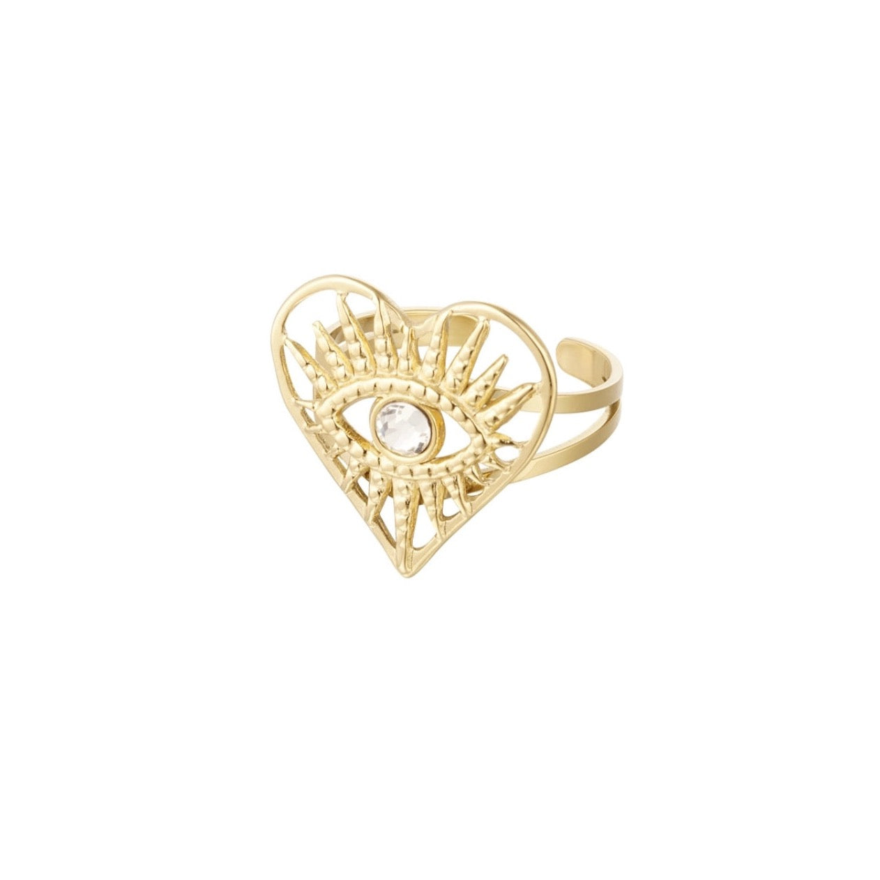 Fleur ring - goud / zilver