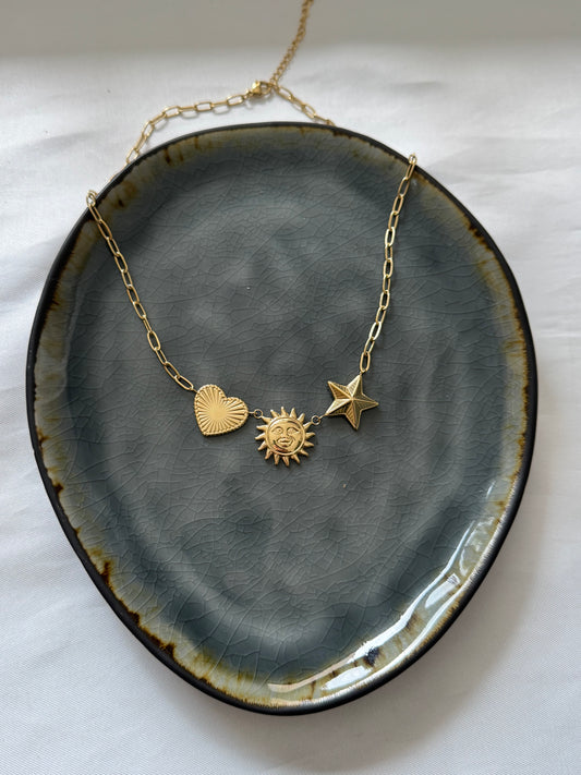 ‘SUMMER NIGHTS’ ketting - goud