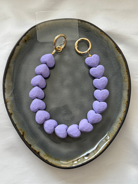 ‘PURPLE HEARTS’ telefoonkoordje