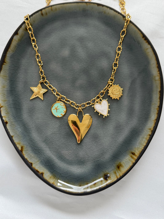 Bedelketting (32) - goud