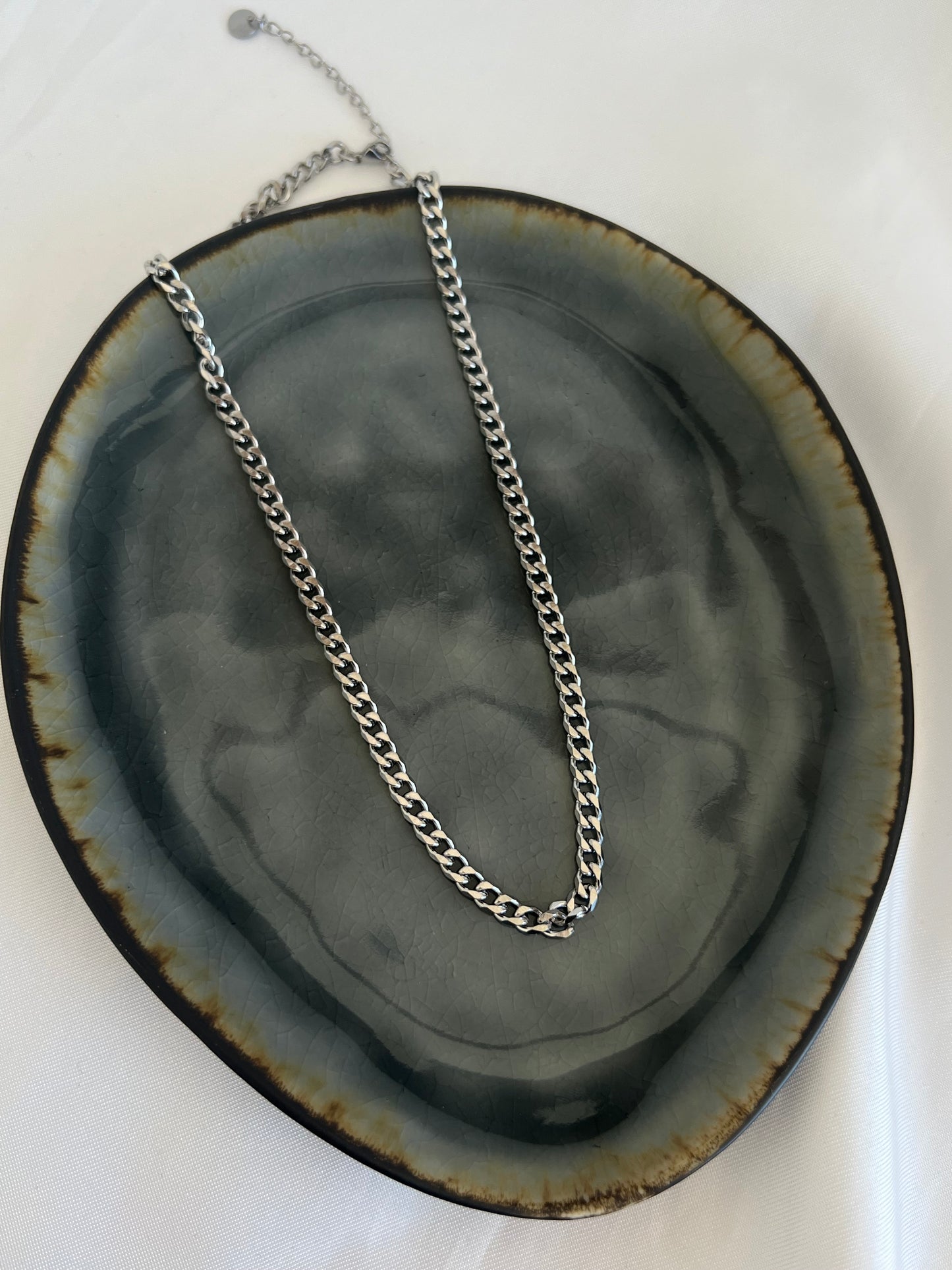 ‘CHUNKY’ ketting - goud/zilver