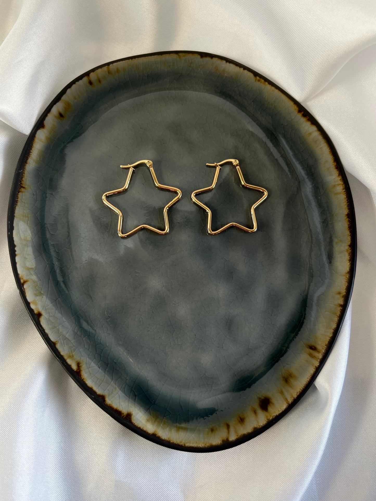 ‘STARGIRL’ oorbellen - goud