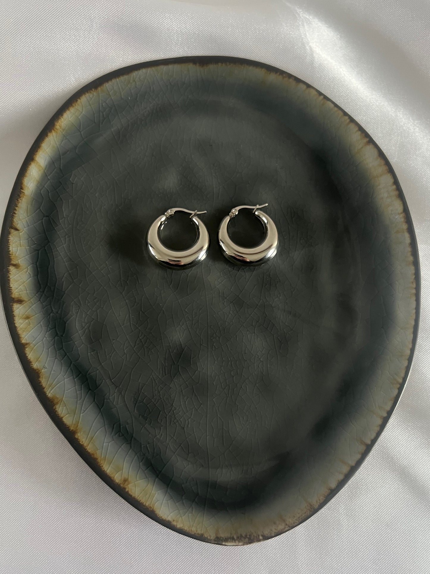 ‘CLAIRE’ oorbellen - goud/zilver