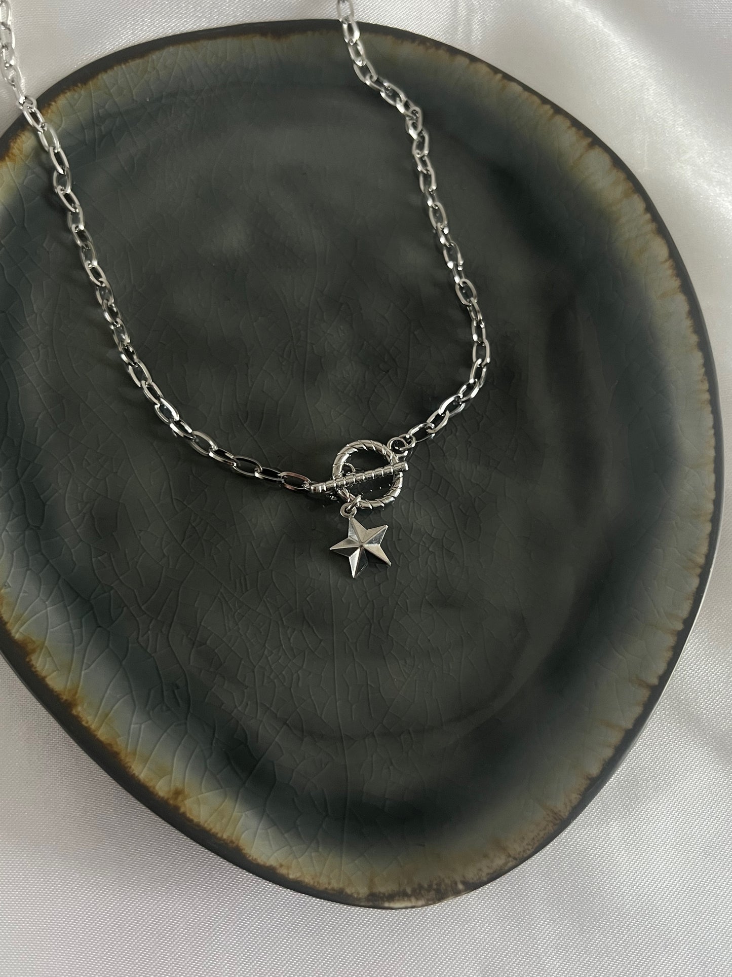 ‘COCO’ ketting - zilver