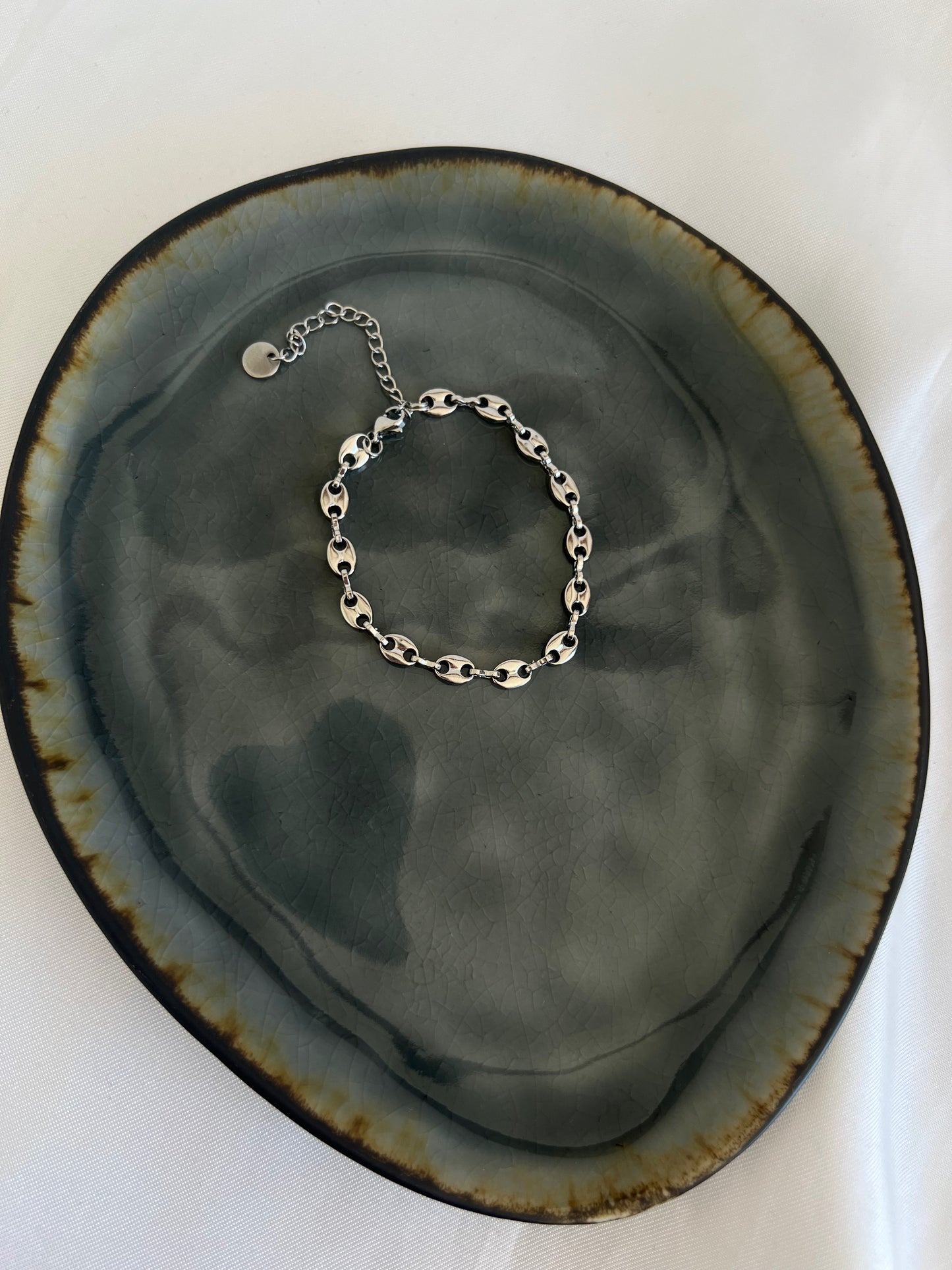 ‘CHUNKY’ armband - goud/zilver