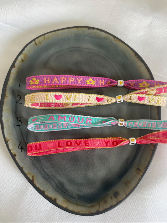 ‘ZOMER’ lint armbandjes