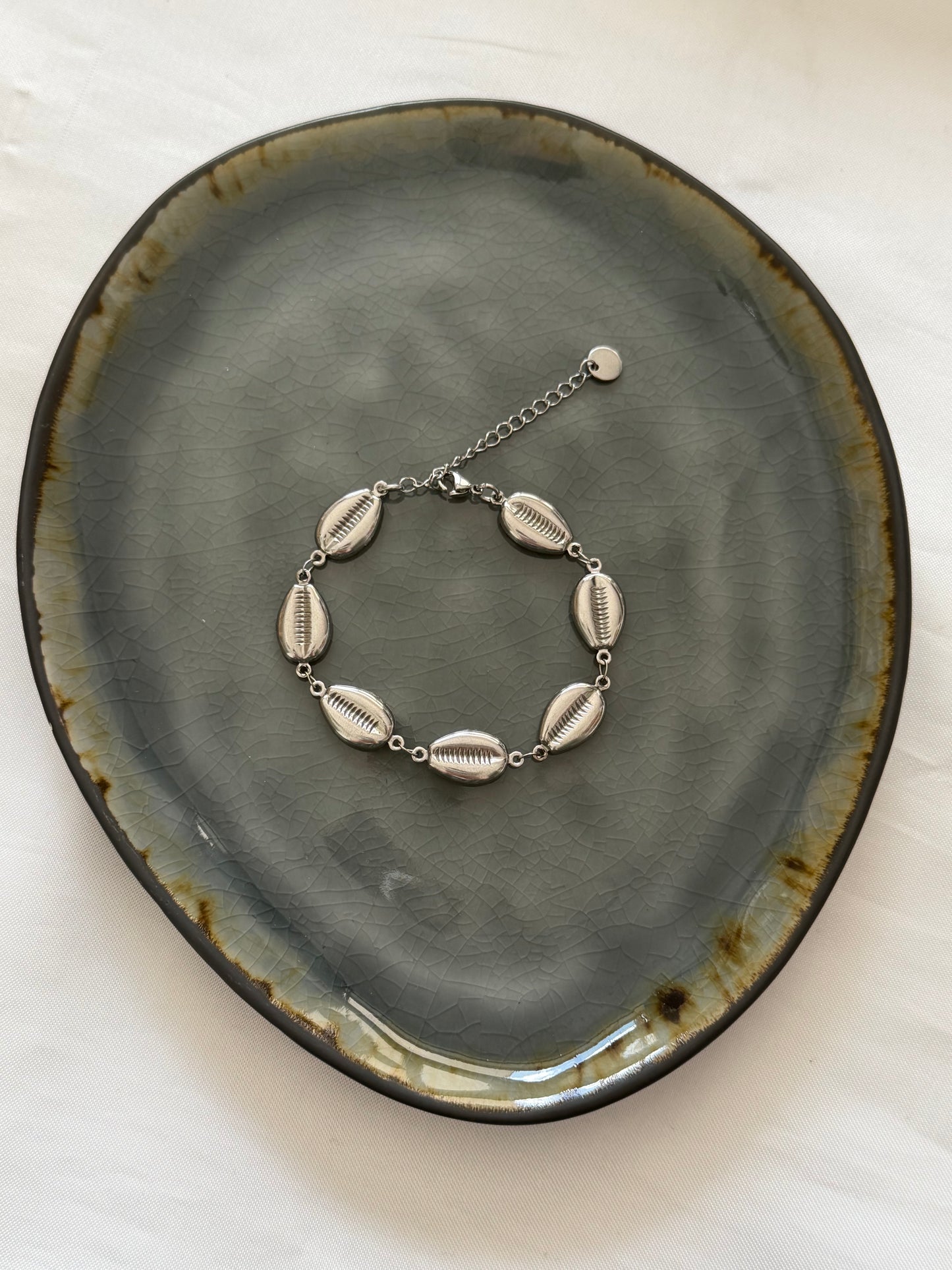 ‘SHELL’ armband - zilver