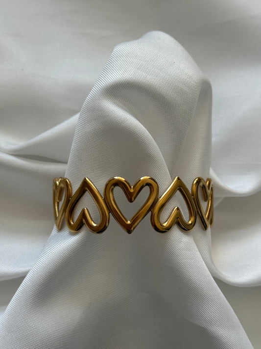 ‘LOVER’ bangle - goud